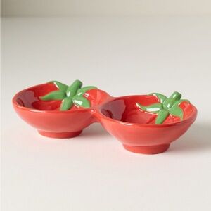 Tomato Dolomite Double
Pinch Bowl